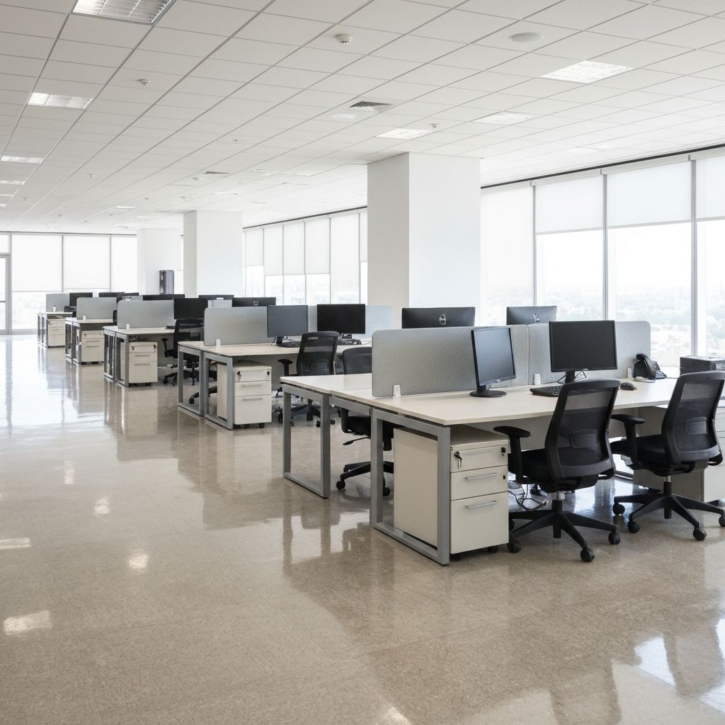 Büro glänzt wie am ersten Tag